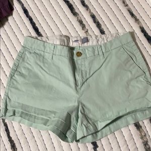 Light green shorts